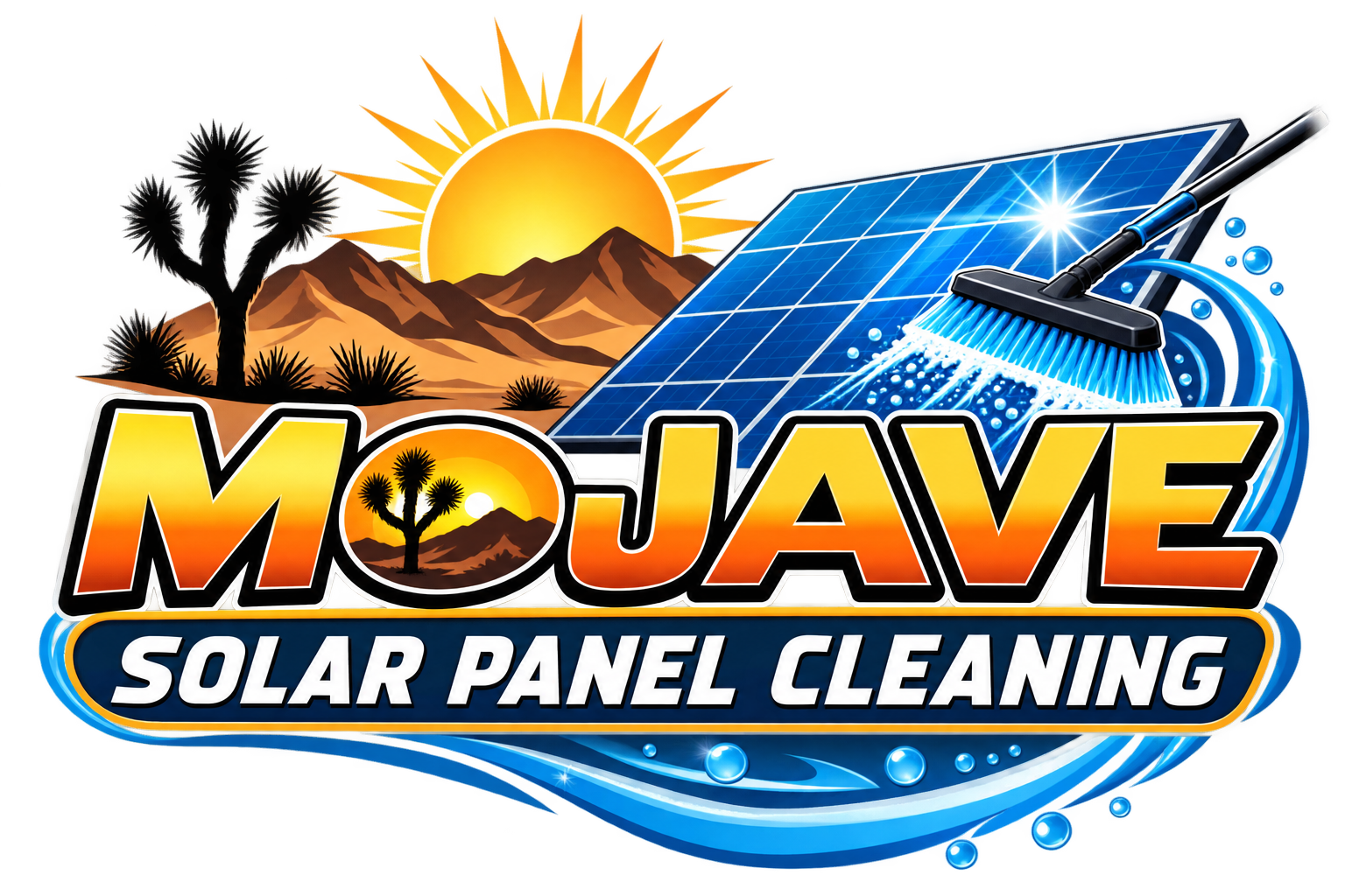 Mojave Solar Panel Cleaning